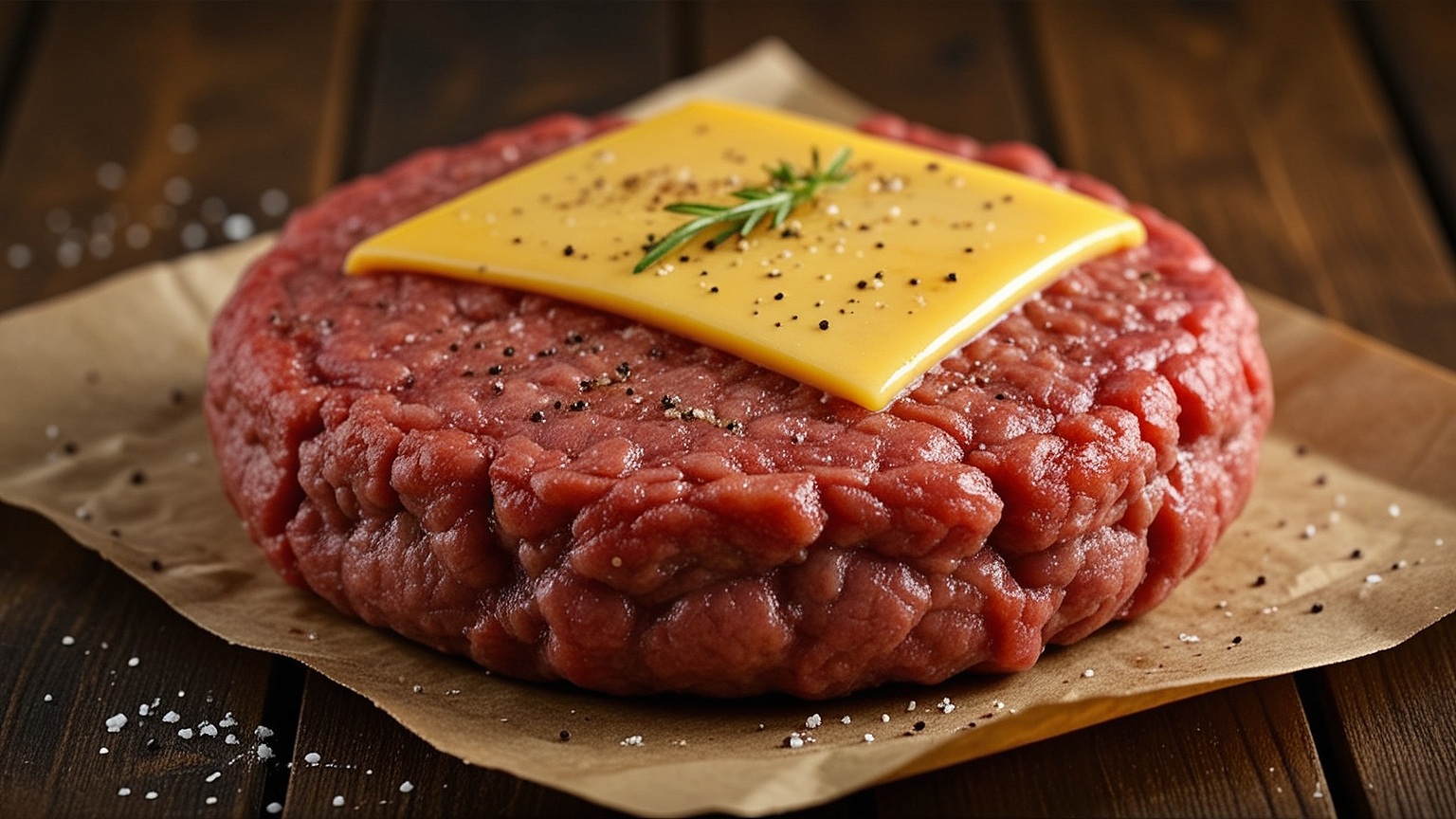 Fatty Ground Beef Burger